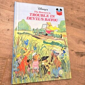 📚 Vintage Disney's Rescuers In Trouble in‎ Devil's Bayou Book Summer Reading